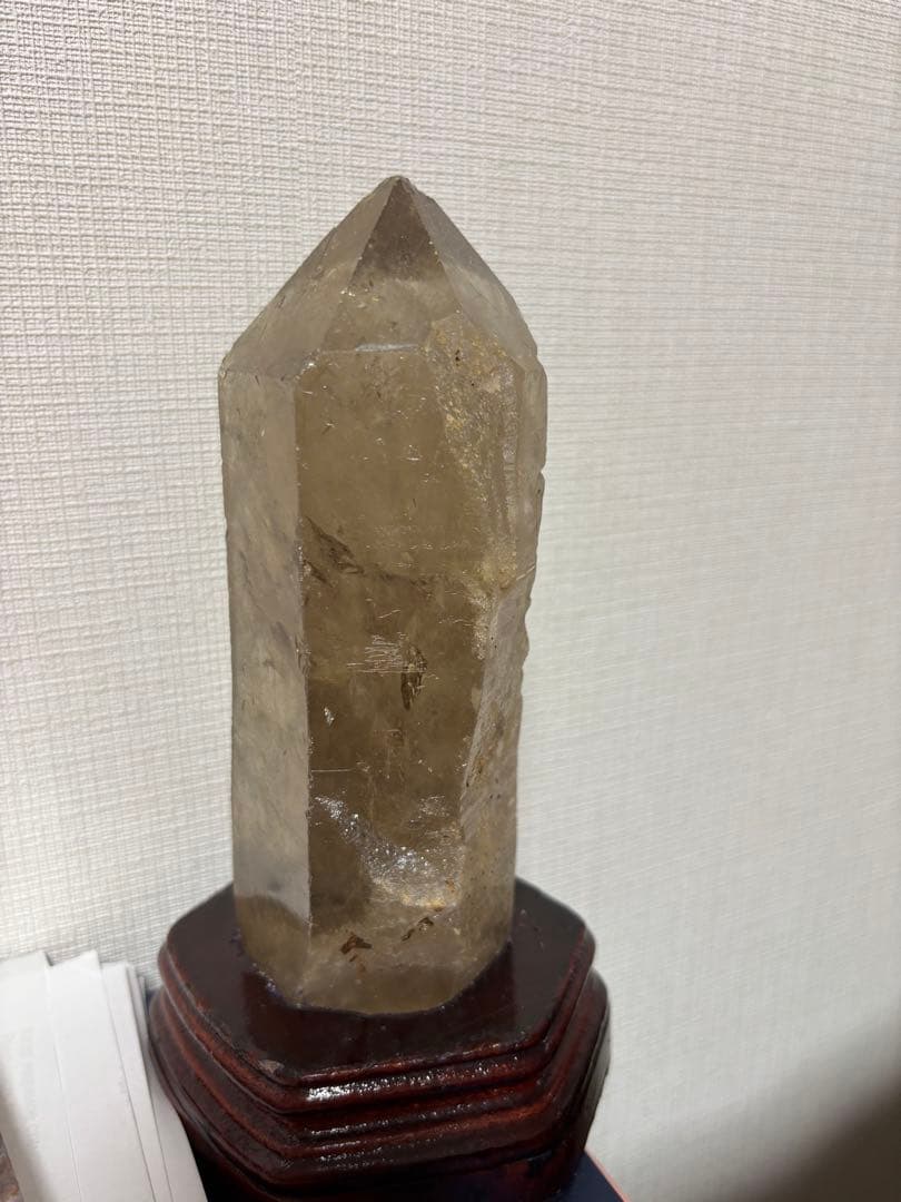 1.1Kg ライトニング水晶 原石