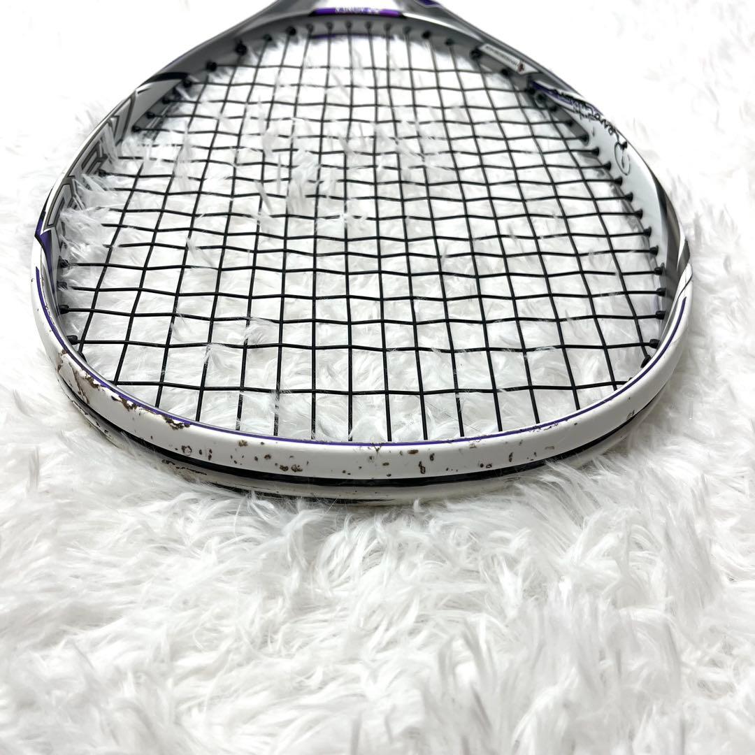 【美品】 ヨネックス ナノフォース8v REV UL1 ソフトテニスラケット 紫