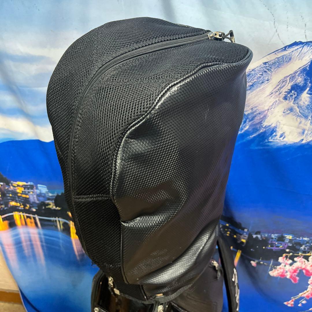 寶BZ-1298 HONMA エナメルブラック キャディバッグ