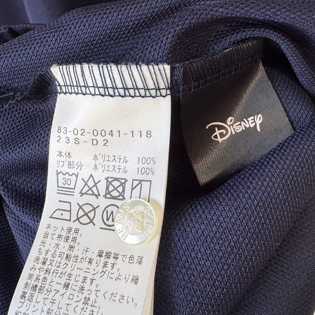 【極美品】ビームスゴルフ ディズニーコラボ ポロシャツ ドナルドダック M