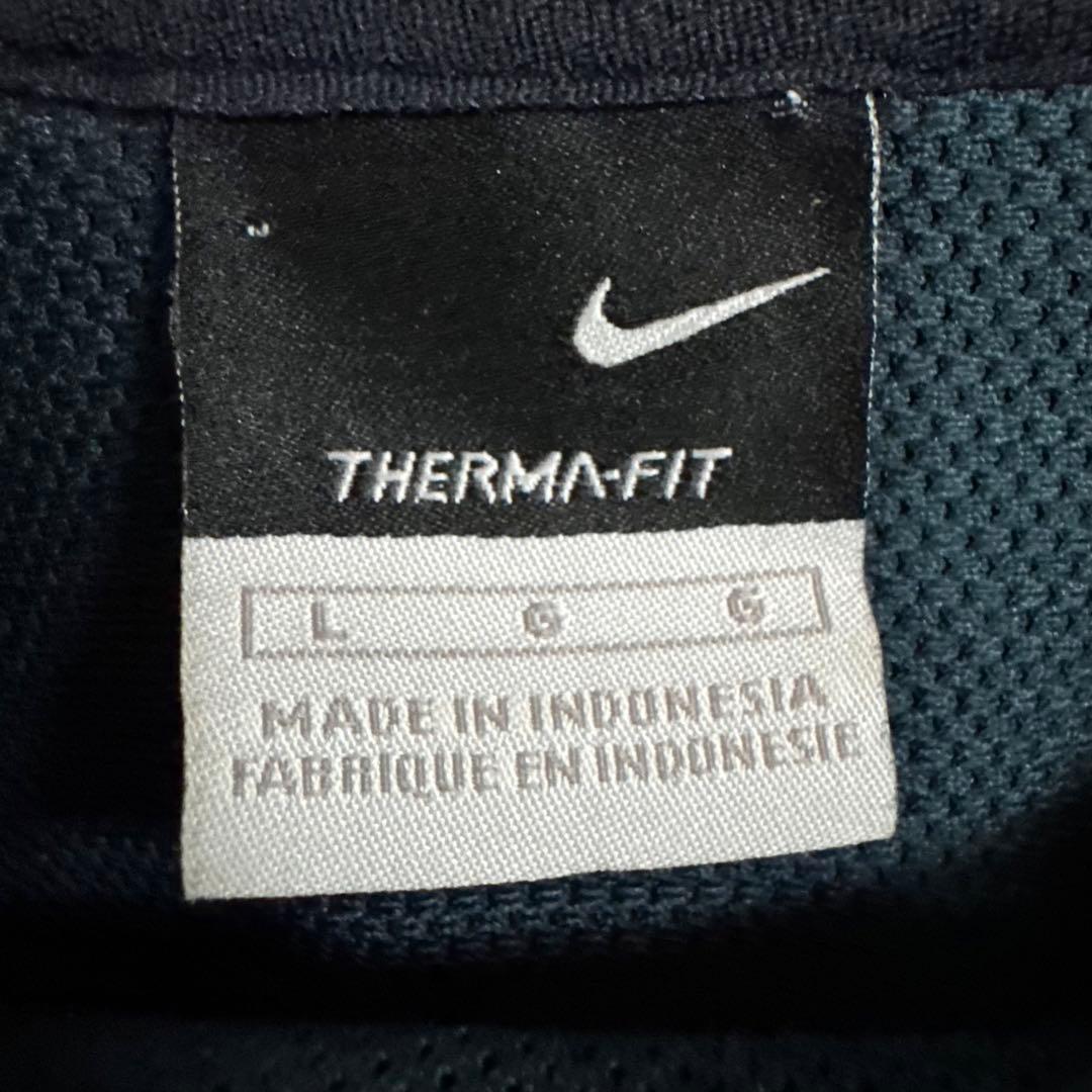 NIKE製 バルセロナ クルーネックトップス Lサイズ/トータル90/ネイビー