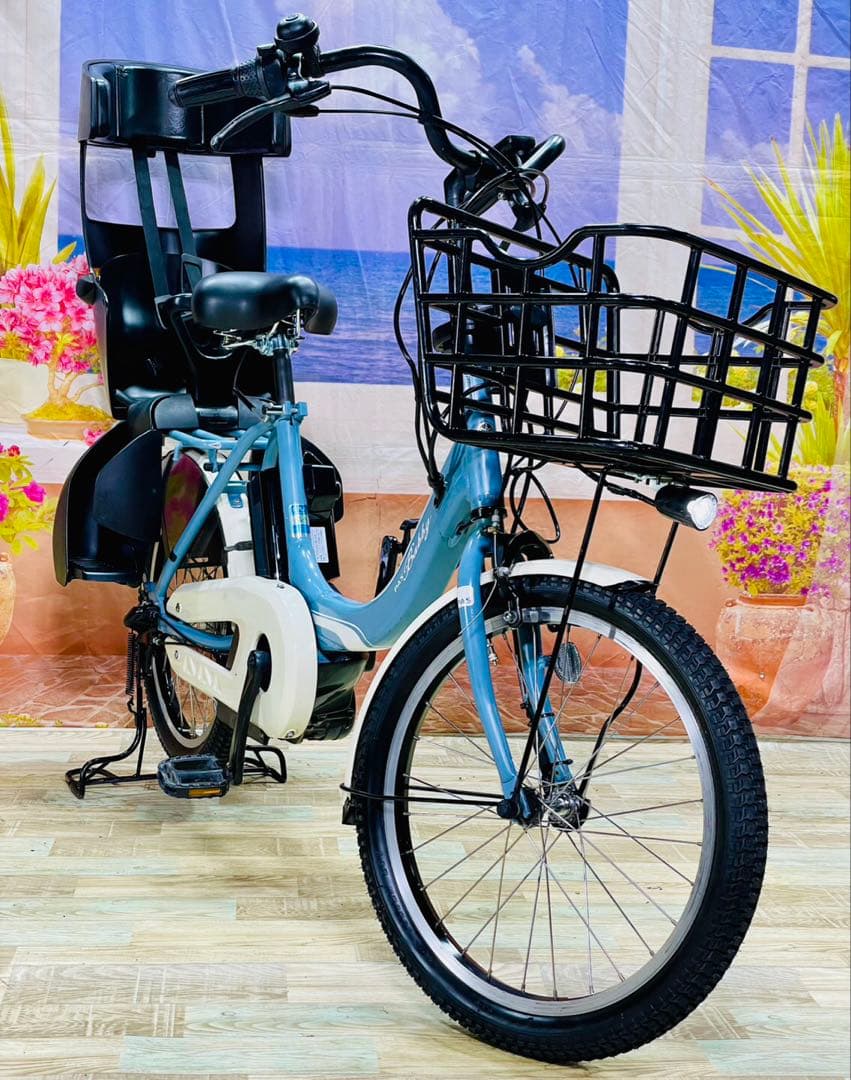 2019年！パスバビー12AH⭐️人気！ヤマハ子供乗せ電動アシスト自転車Y3759