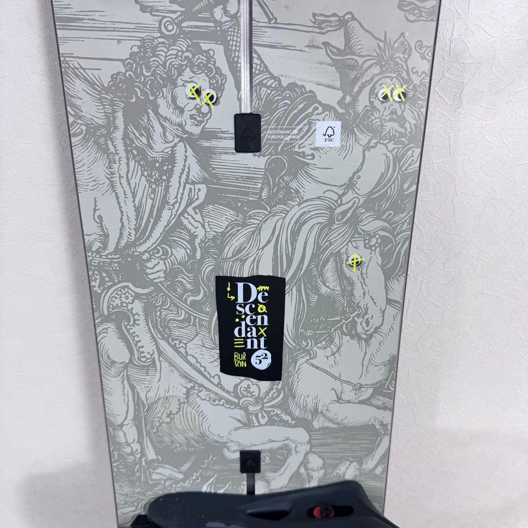 BURTON DESCENDANT 152cm スノーボード 4点セット
