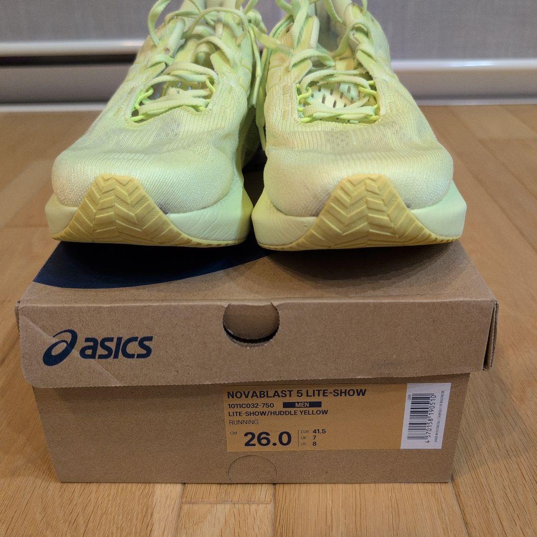 【夜ラン最適】26cm ASICS NOVABLAST 5 LITE-SHOW