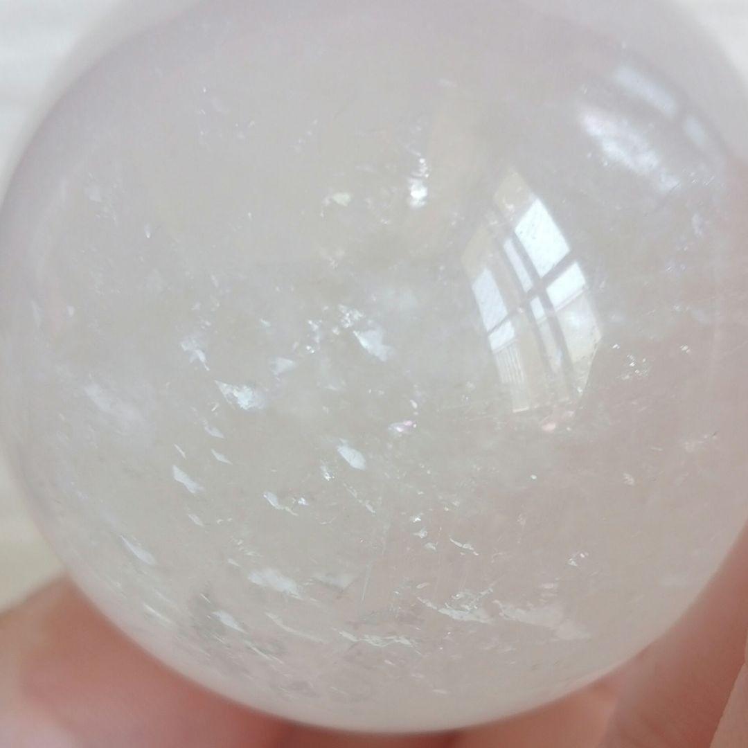 シラ　虹　ホワイト水晶