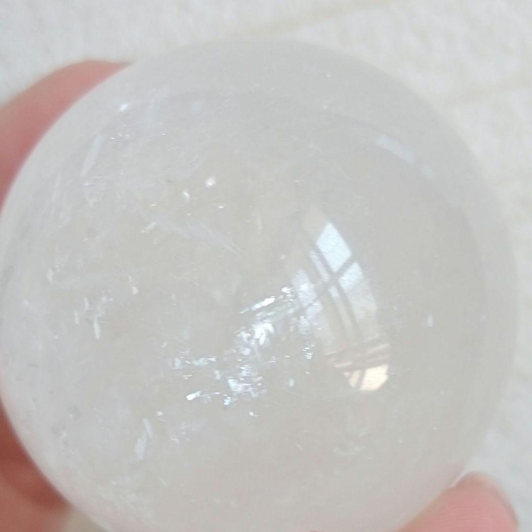 シラ　虹　ホワイト水晶