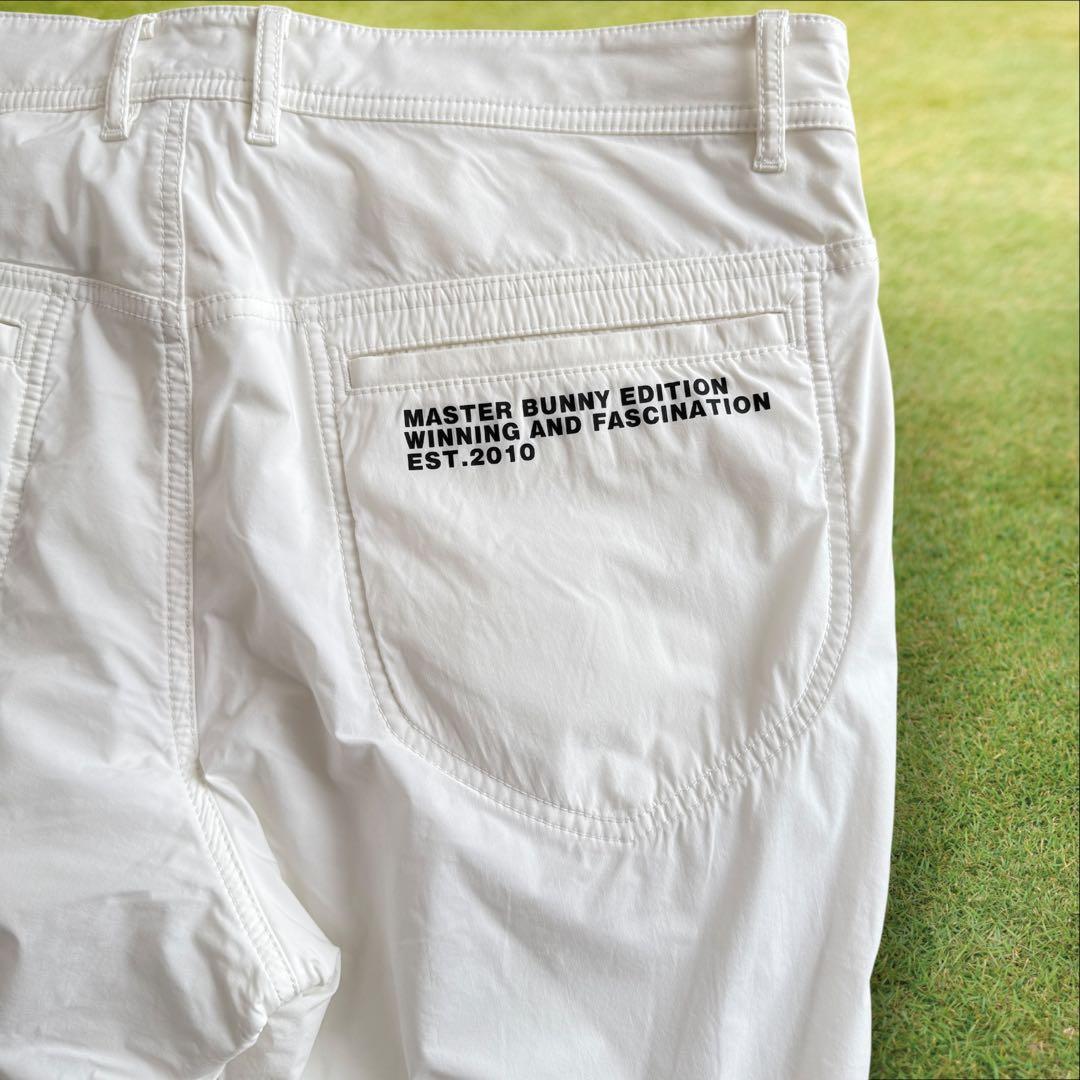 未使用級　マスターバニー　パンツ　白　ホワイト　6 XL〜XXL相当 ストレッチ