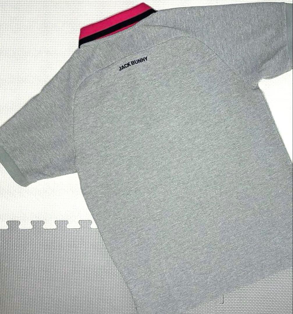 Jack Bunny!! コットンワッフル ポロシャツ（L.GRAY／４）