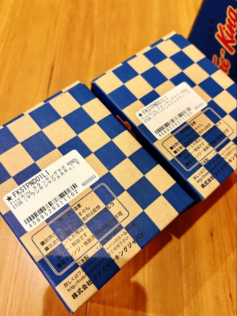 ペンドルトン×ファイヤーキング Fire King×PENDLTON マグカップ