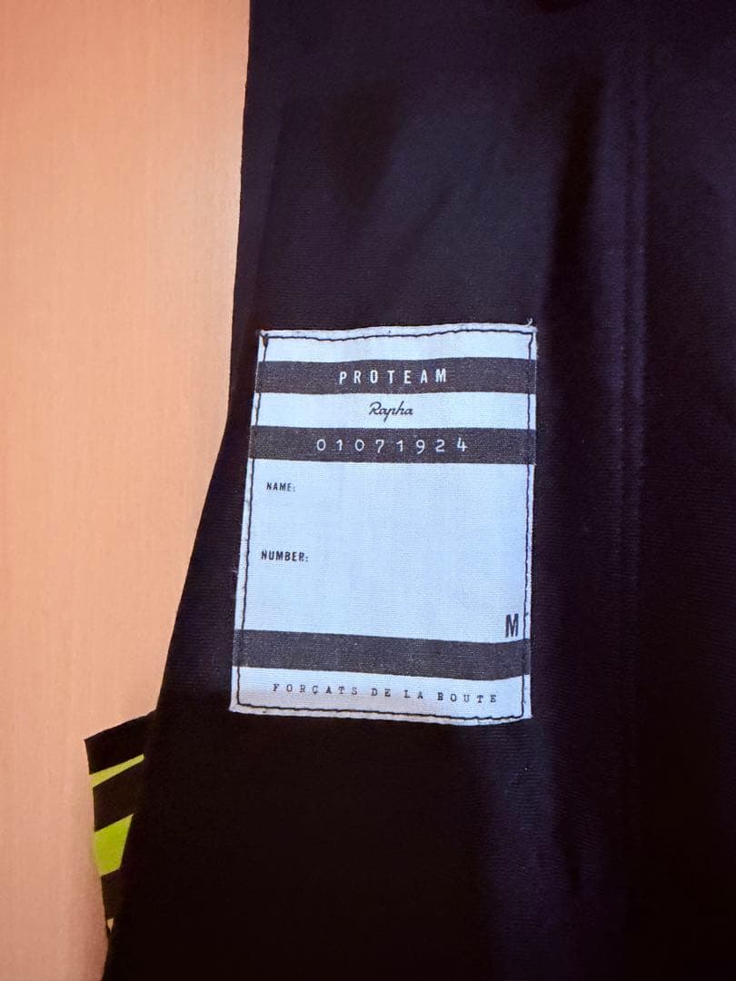 Rapha ラファ PRO TEAM ビブタイツ Mサイズ ブラック/イエロー