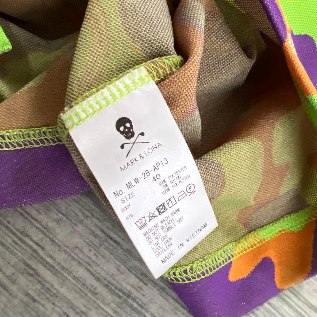 美品　MARK & LONA レディース　ゴルフポロシャツ