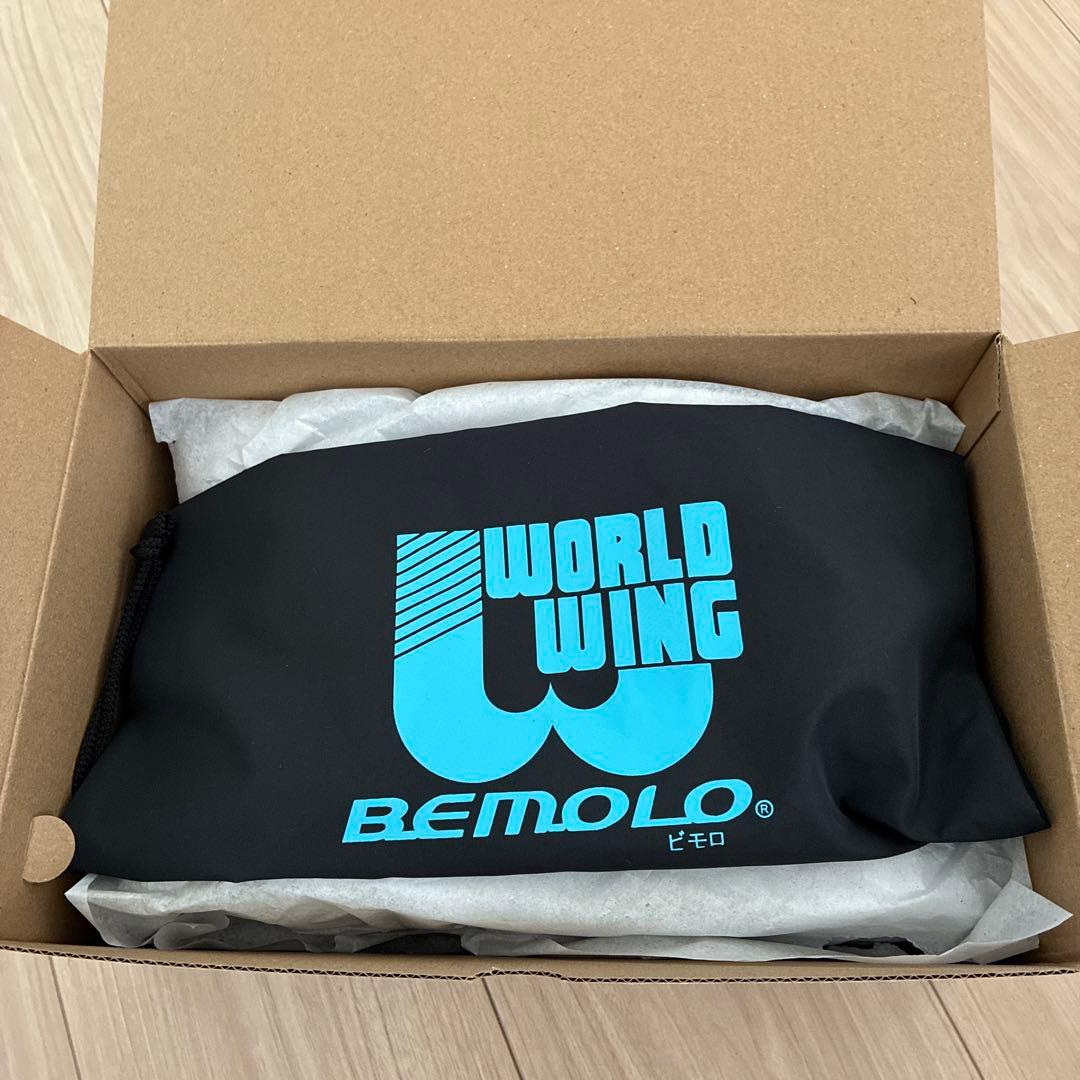 WORLD WING ブラック ランニングシューズ　26.5㎝