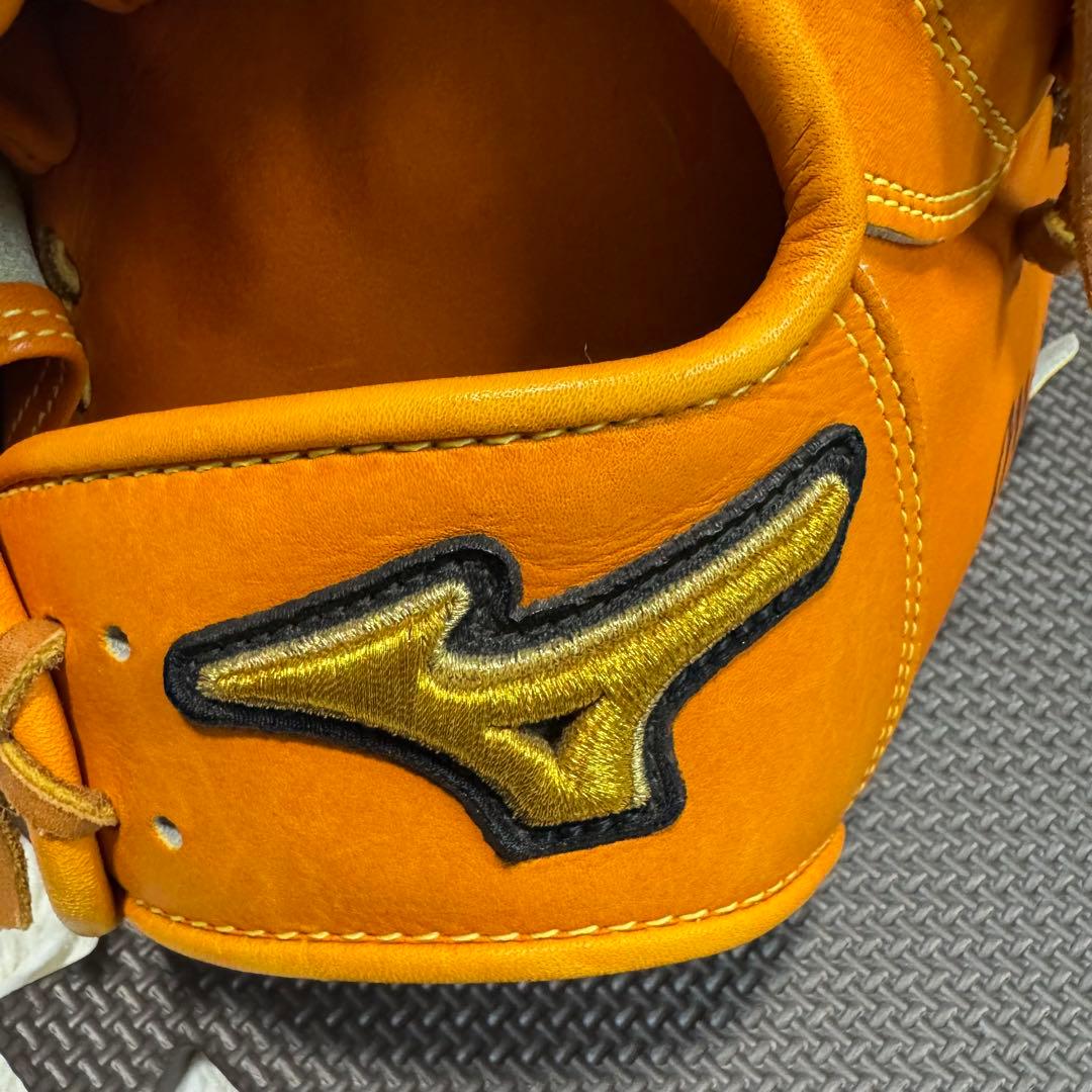 MIZUNO PRO 軟式　グローブ　右投げ　カラー(オレンジ系) ミズノプロ