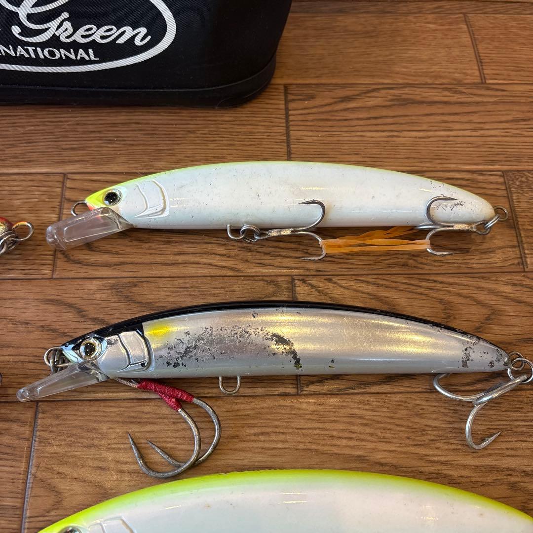 青物プラグセット　エバーグリーンケース付き