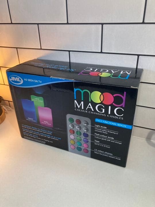 新品未開封mood MagicLEDキャンドルライトセットリモコン色彩変化付き