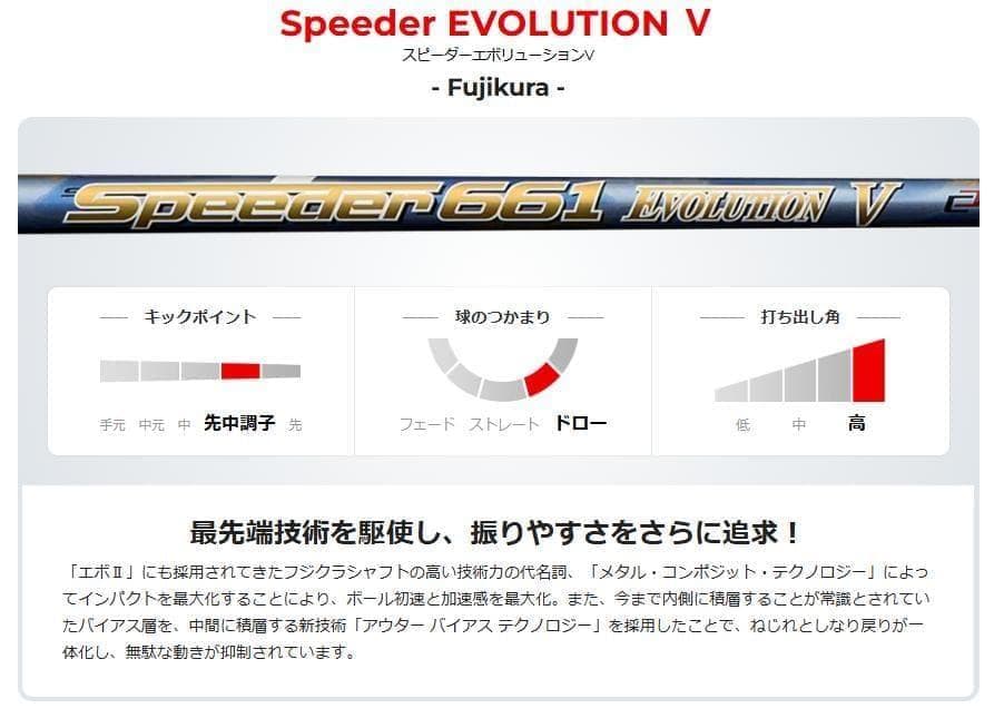 タイトリストスリーブ スピーダー661エボリューション5 6S ドライバー