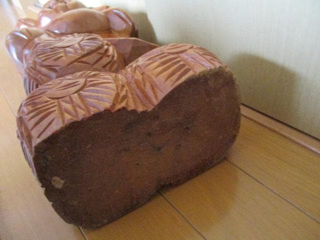 七福神　布袋様　大黒天様　木彫り　石？ 　4点