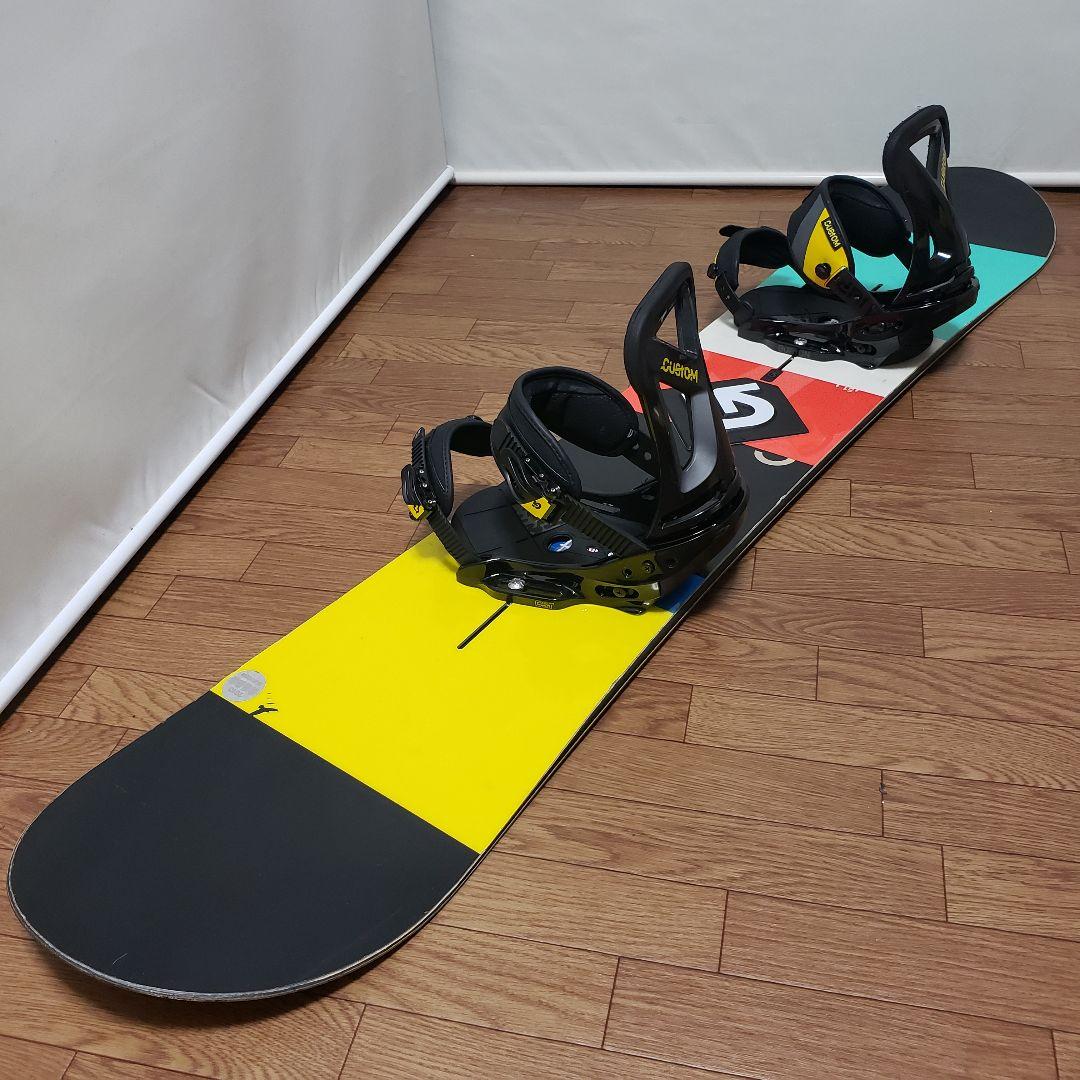 BURTON 151cm CUSTOM x CUSTOM スノーボードセット
