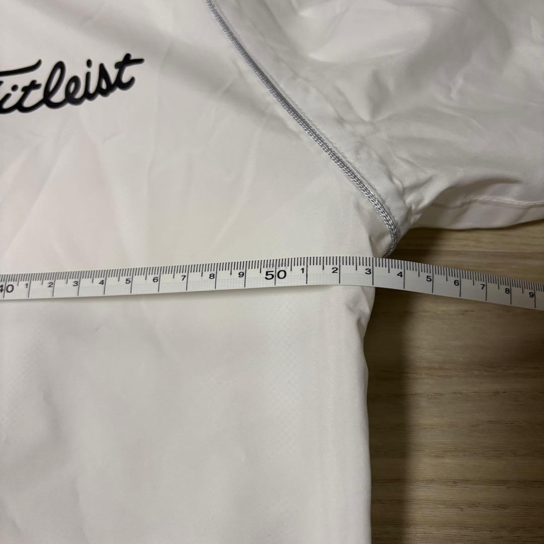 タイトリストTITLEIST ゴルフウエア レインウェアブルゾンM 白