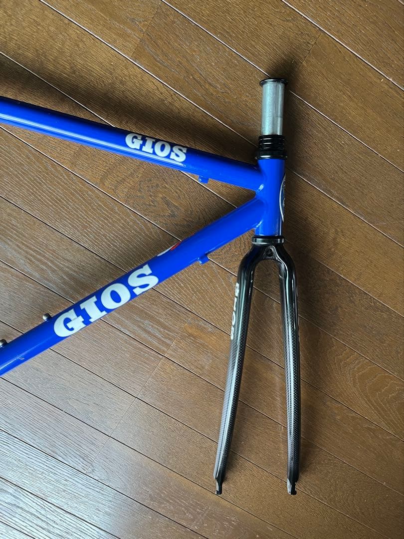 最終値下げGIOS AIRINE ロードバイクフレーム 48cm 青