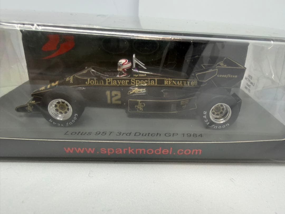 希少　ロータス 95T 1984 オランダGP 3位 N.マンセル