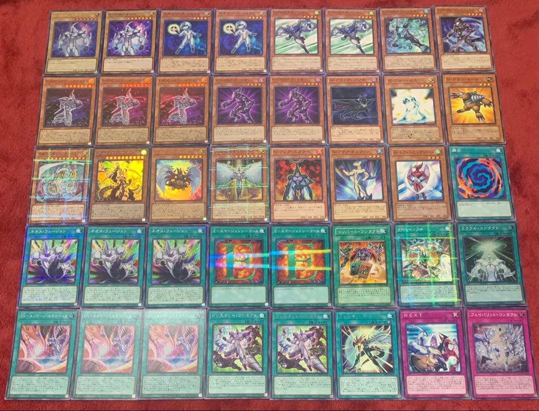 遊戯王　本格構築ネオスHEROデッキ40枚＋E X15枚＋α