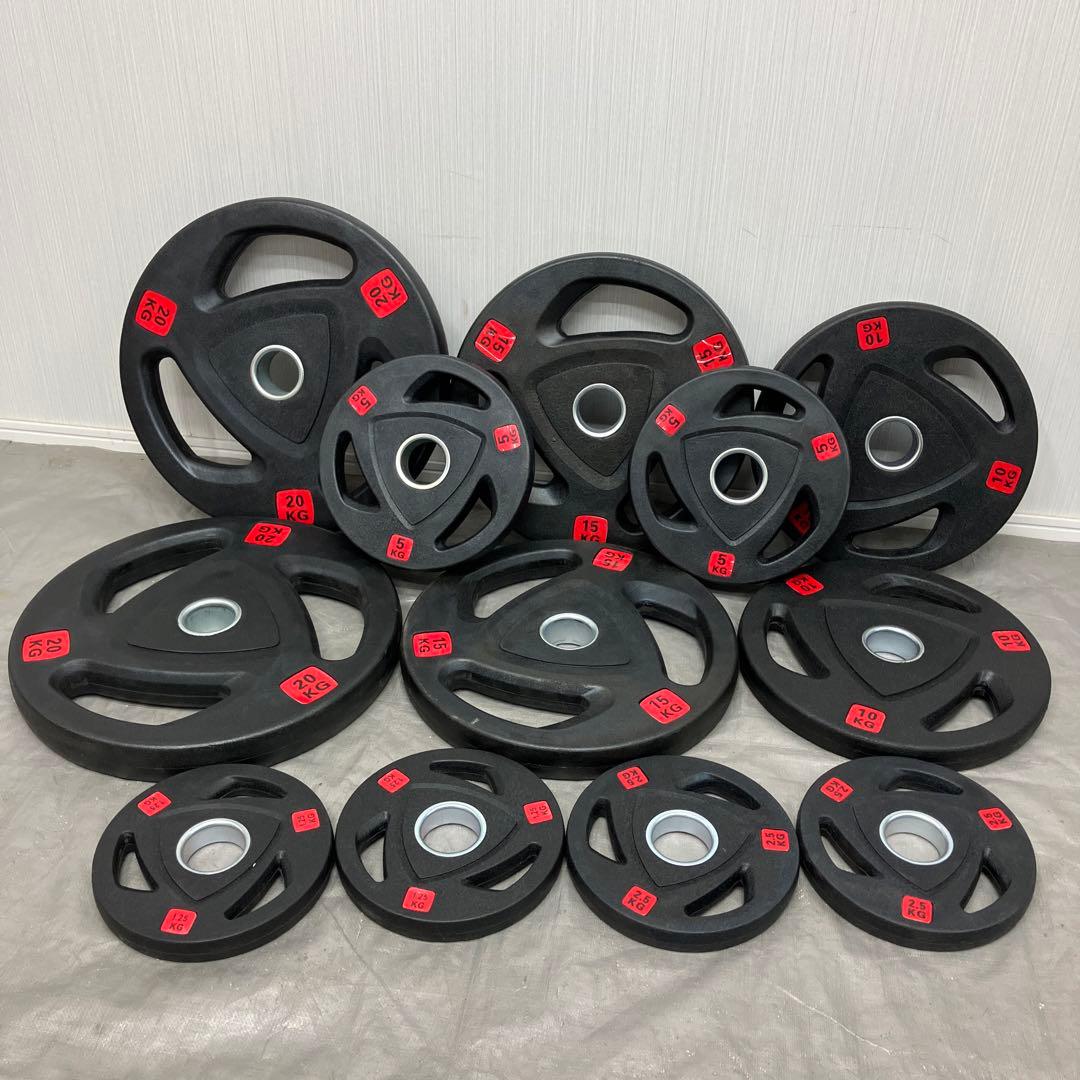 ■新品■オリンピックプレート107.5㎏セット　50mmシャフト用