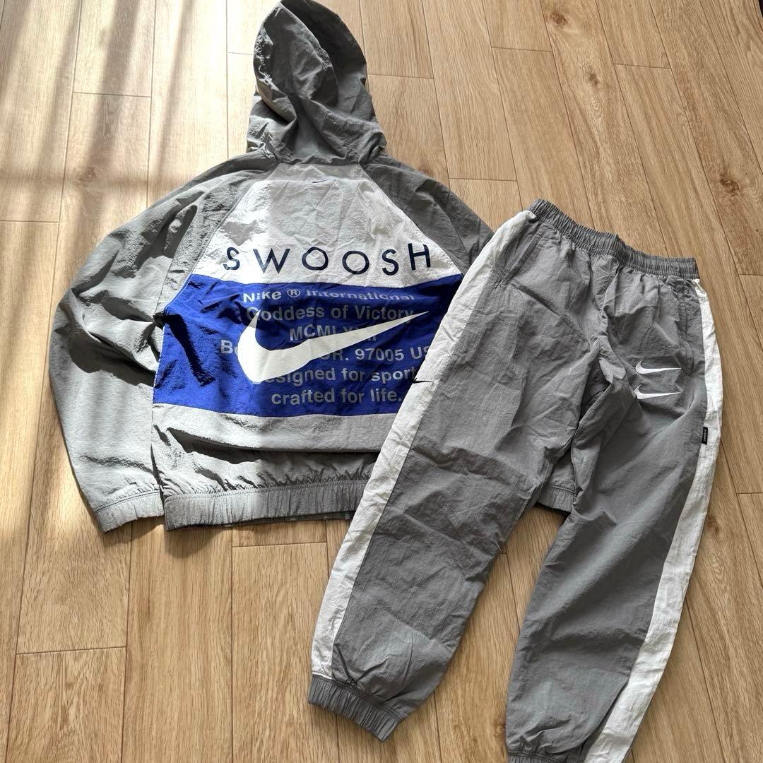 NIKE SWOOSH ナイロン セットアップ 【未使用コンディション】