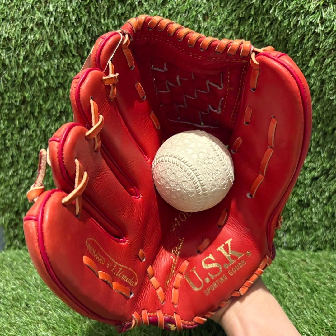 新品未使用　タグ付き　野球グラブ　グローブ　一般軟式大人用　投手用　uskウメダ