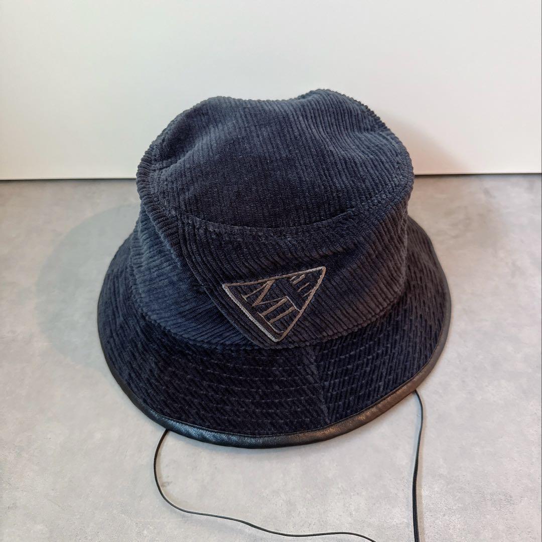 美品 ★ MARK&LONA バケットハット 帽子 マーク&ロナ 秋冬 正規品