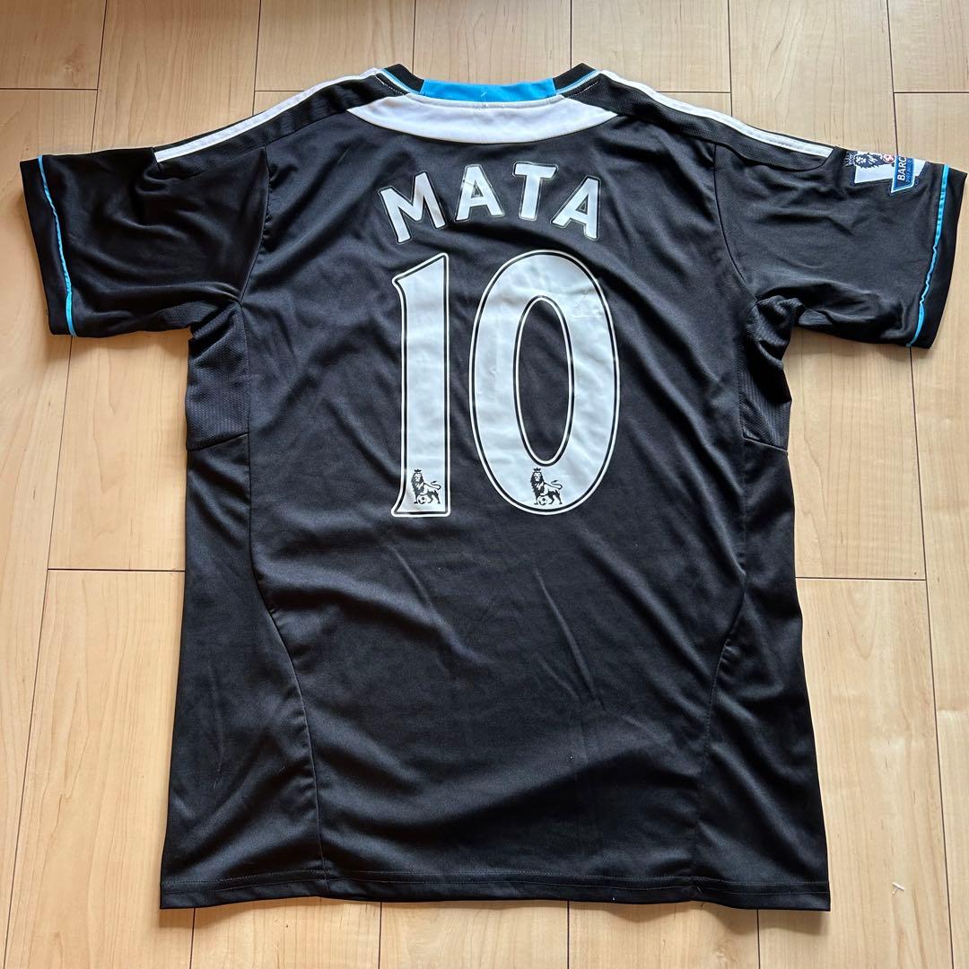 チェルシーFC マタ　アディダス シャツ 黒色
