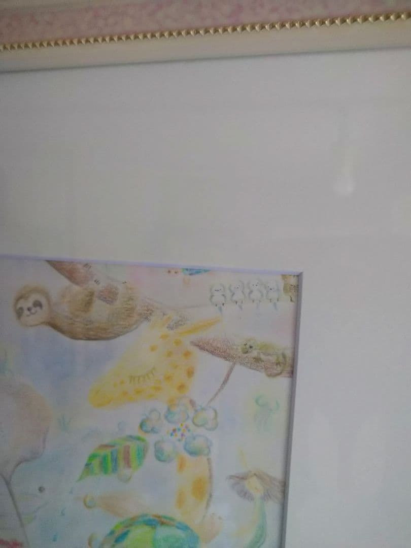色鉛筆画　原画　一点物【truthe and truce 真実と休戦】