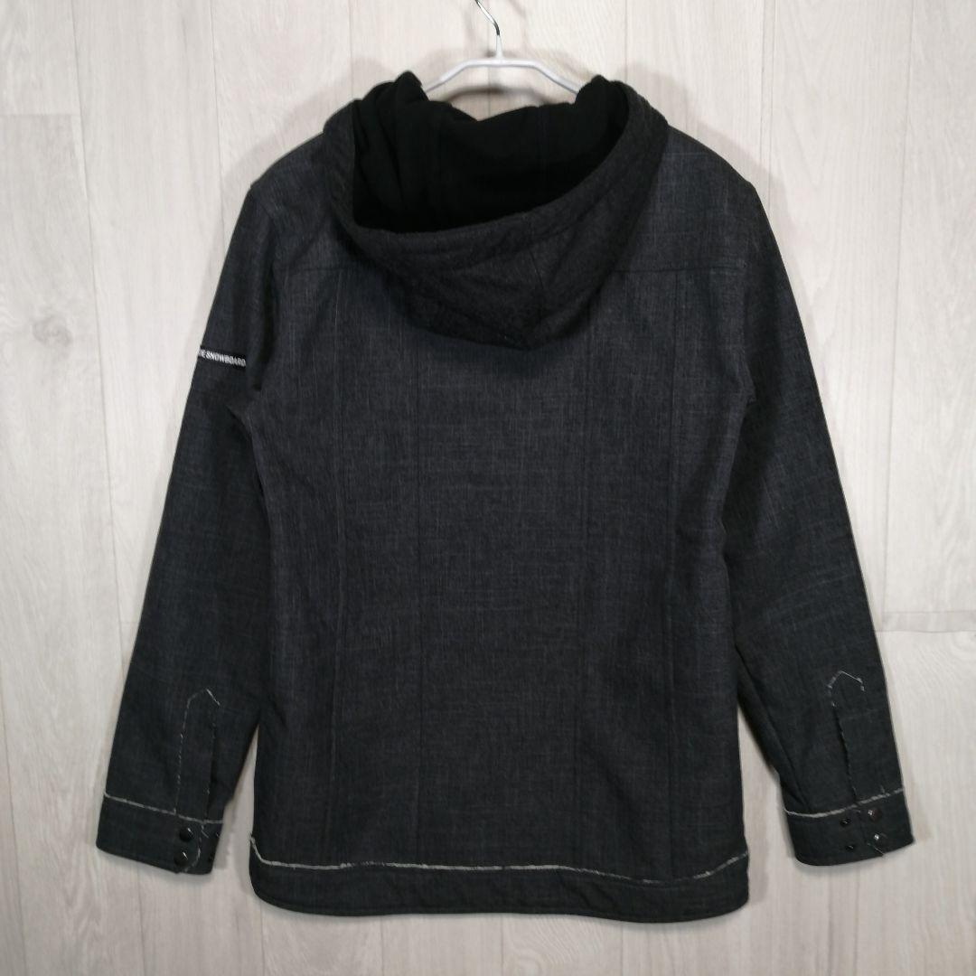 美品　Ride　スノーボードウェア　グレー系　Mサイズ　裏起毛　ポリエステル