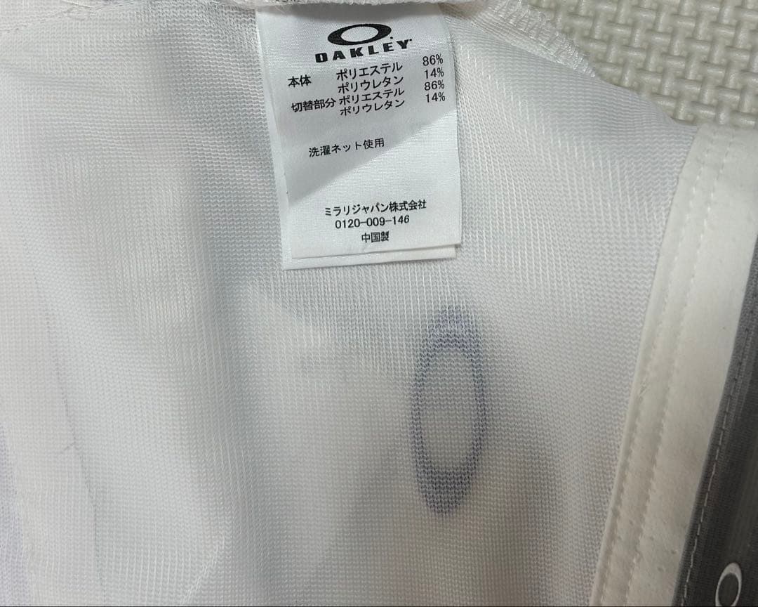 OAKLEY ホワイト3D TECHNOLOGYパンツ size：34/87cm