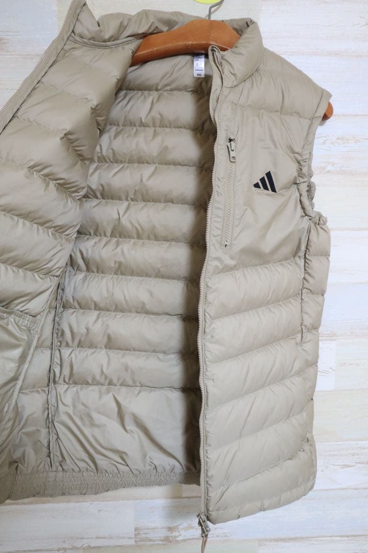 新品 2XLサイズ　アディダス　adidas ゴルフ　フルジップ　ダウンベスト