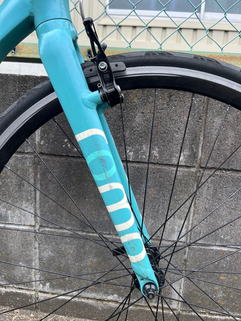 【矢口賢介様引き取り専用】Bianchi ROMA 4 クロスバイク チェレステ