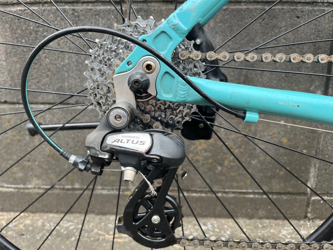 【矢口賢介様引き取り専用】Bianchi ROMA 4 クロスバイク チェレステ