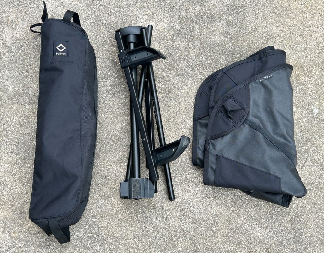 【美品】 Helinox タクティカルインクラインチェア ブラック