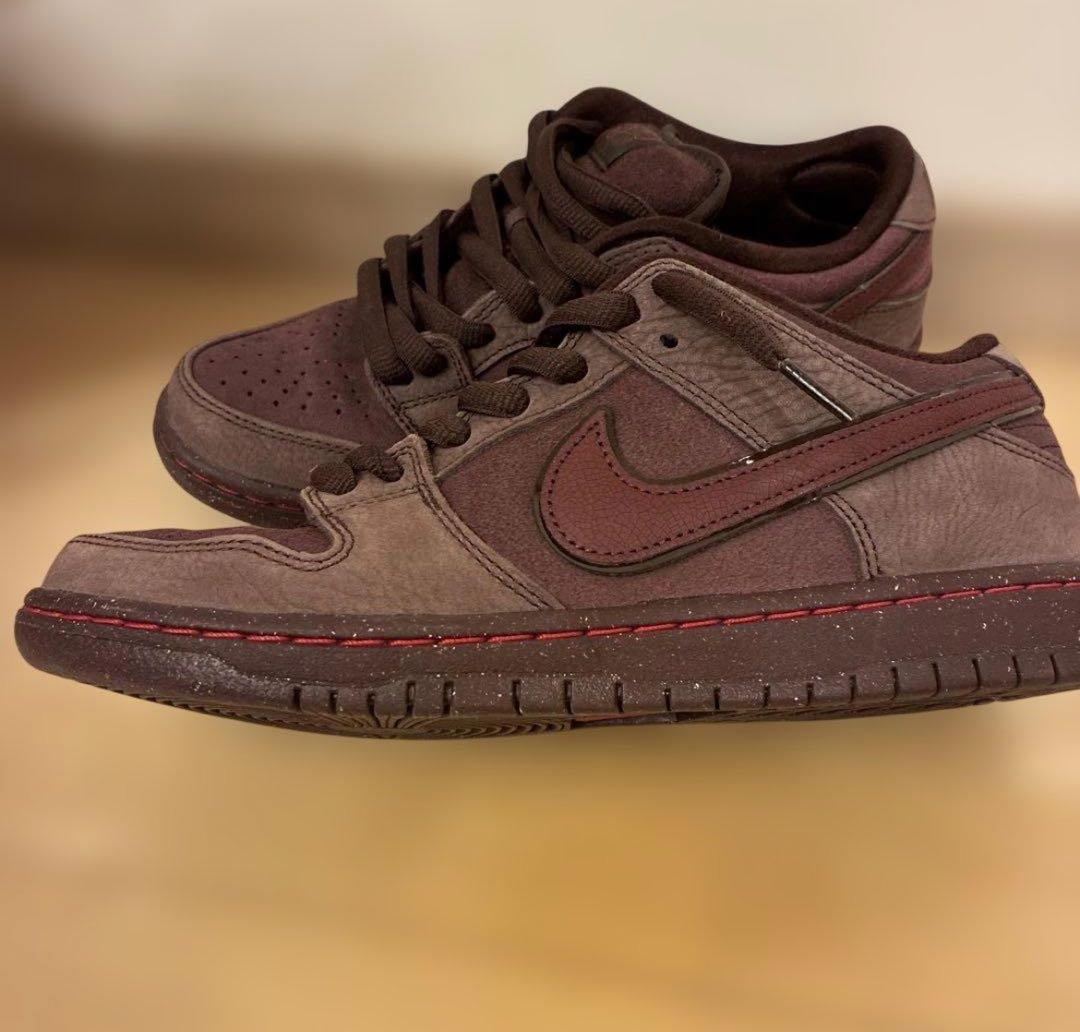 Nike sb バーガンディ　スケシュー