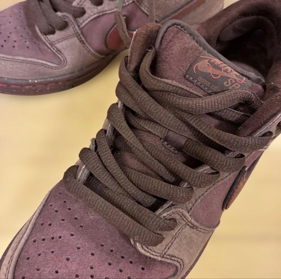 Nike sb バーガンディ　スケシュー