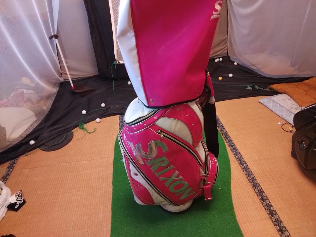 スリクソン　限定キャディーバック　希少品　エナメルピカピカ　星マークビス