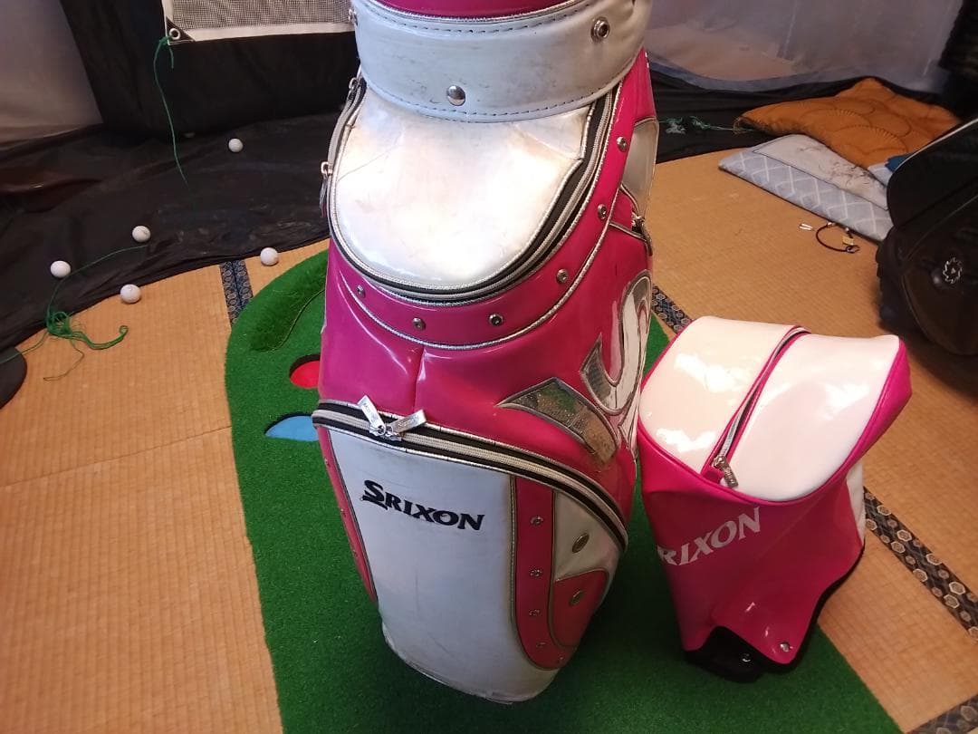 スリクソン　限定キャディーバック　希少品　エナメルピカピカ　星マークビス