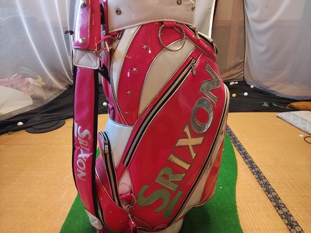 スリクソン　限定キャディーバック　希少品　エナメルピカピカ　星マークビス