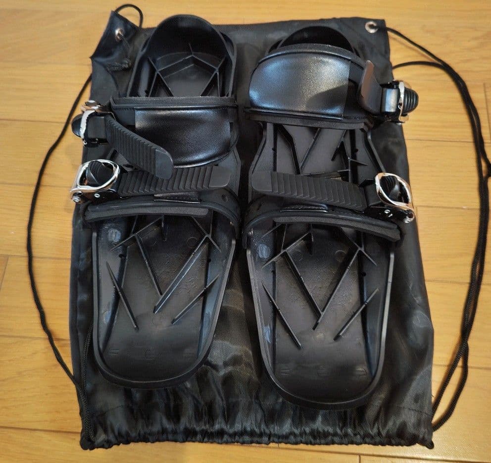 【新品未使用】エッジ付 ミニショートスキー2セット