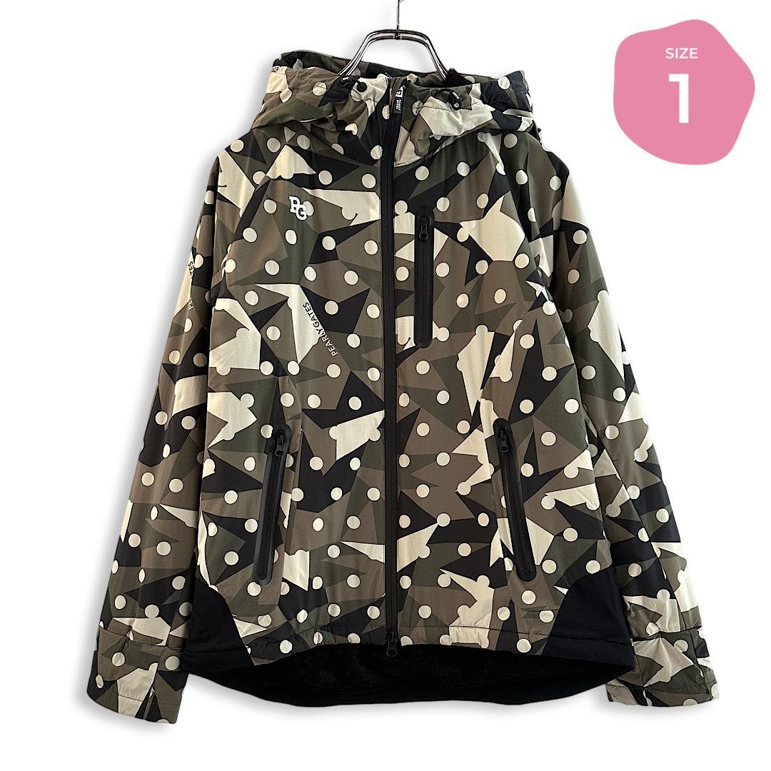 661 パーリーゲイツ 定価57,200円 ドットカモフラ保温ブルゾン 1 M