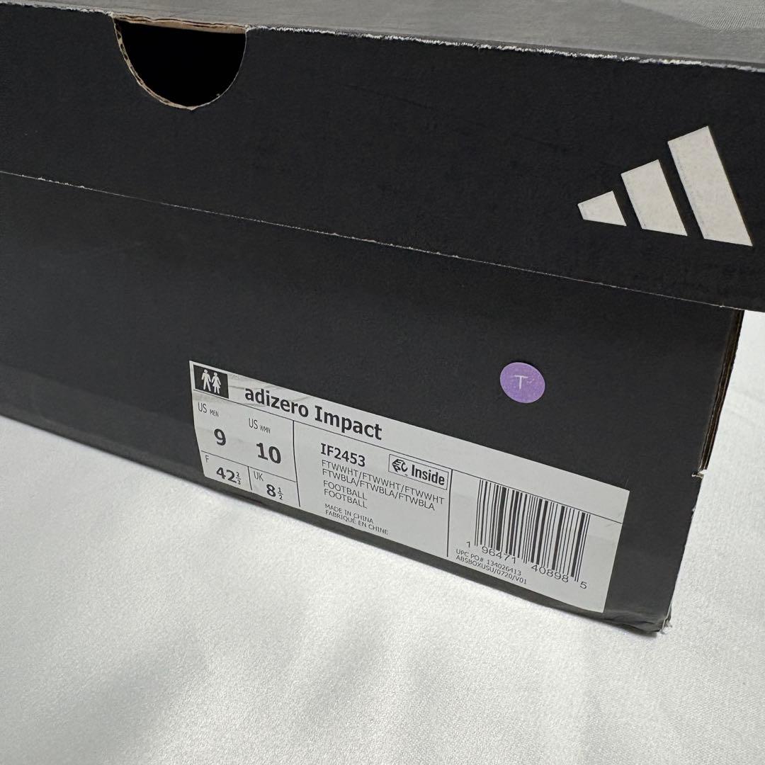 Adizero Impact Cleats　WHT　27.0㎝　T