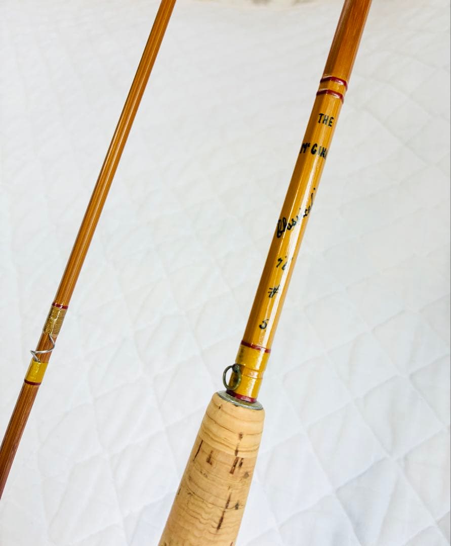 希少 ＪＨ.M C G I N Nフライバンブーロッド、7'6\"#5 、