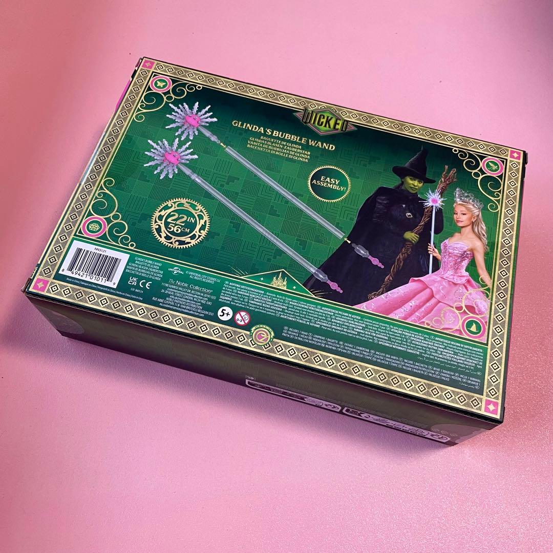 ウィキッド ふたりの魔女 永遠の約束　魔法の杖　グリンダ　バブルワンド　ピンク