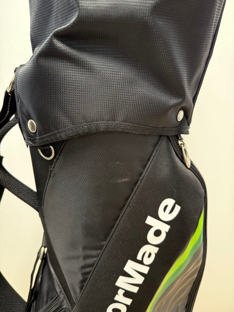 TaylorMade キャディバッグ 黒 ゴルフ テーラーメイド