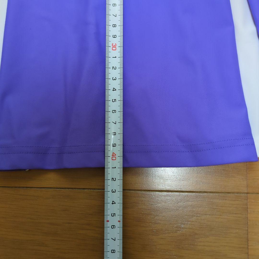 新品　ジーフォア　上下セット　パープル＆ホワイト